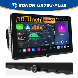 �f�B�X�v���C�I�[�f�B�I android14 10.1�C���` QCM6225-AD 6GB+64GB �J�[�I�[�f�B�I 2din bluetooth carplay android auto �A���h���C�h�i�r �� �o�b�N�J�����ڑ� DTS ���C�hFM/FM/AM �J�[�i�r �X�e�A�����O(UX7SJ-PLUS)