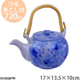 土瓶 4号 720cc ダミ花園 つる付 茶こし付 どびん 急須 業務用 陶器 食器 おしゃれ かわいい 来客用 宴会 会議 法事 会社 店舗用 オフィス 家庭用 業務用 食洗器対応 即納 即日配送 あす楽対応 ラッピング不可