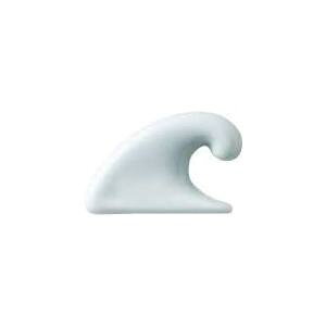 選べる2色 箸置き はしおき 波 nami 小田陶器 白 青 ホワイト ブルー 海 カトラリーレスト 皿 美濃焼 和食器 日本製 食器 カフェ 白磁 陶器 かわいい 食洗機対応 絵付け用 ポーセラーツ ラッピ