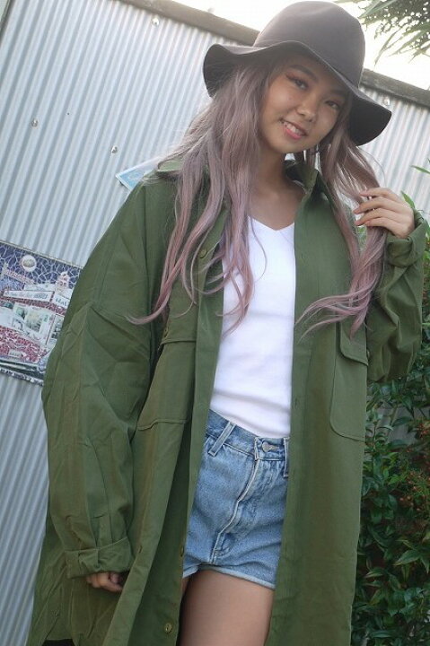 楽天市場 送料無料 無地 長袖 ゆったり ロング シャツ カーディガン 羽織 ロング丈 エスニック 海外 セレブ 春 秋 冬 重宝 おしゃれ 合わせやい カーキ 黒 茶 Juicy Soul