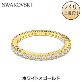 スワロフスキー SWAROVSKI リング 指輪 Vittore ホワイト ゴールド 新品 Bague Vittore Placage de ton or