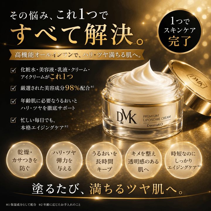 楽天市場】DermaKO ダーマコ イデベノン リポソーム オールインワン