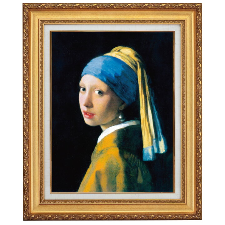楽天市場】フェルメール 真珠の耳飾りの少女 10号 立体複製名画 美術品 