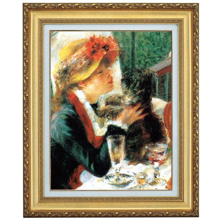 楽天市場】ルノワール「子犬を抱く少女」6号 立体複製名画 美術品 