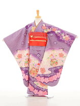 楽天市場】パープル 紫（対象（性別/子供）女の子（キッズ））（和服 