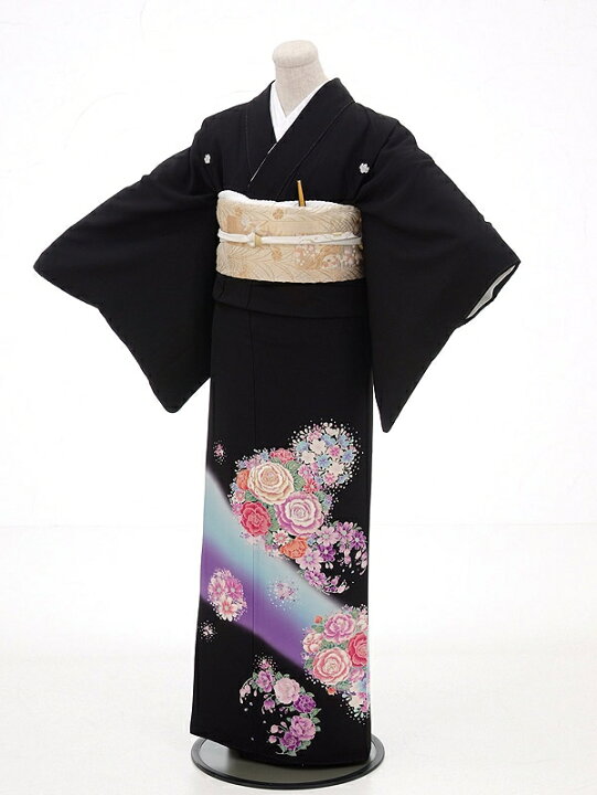 楽天市場】黒留袖 レンタル おすすめ 正絹 4334 ブランド 森英恵 