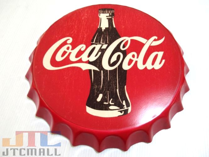 楽天市場】【大迫力35cmボトルキャップ】COCA COLA COKE コカ・コーラ