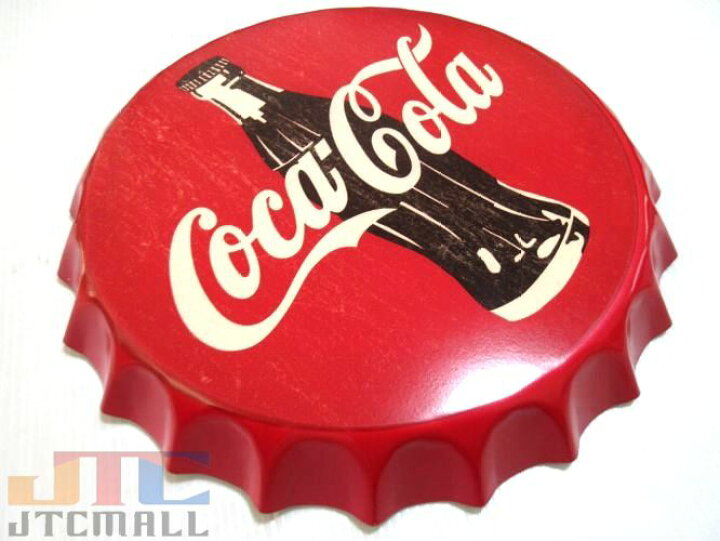 楽天市場】【大迫力35cmボトルキャップ】COCA COLA COKE コカ・コーラ 