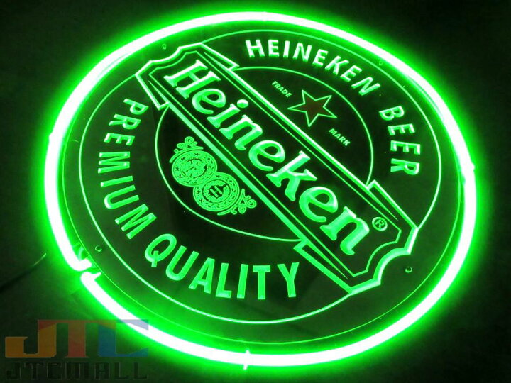 楽天市場】超特大3D ネオン Heineken ハイネケン ネオン看板 