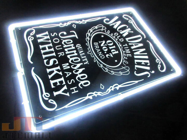 楽天市場】超特大3D ネオン JACK DANIEL`S ジャックダニエル ネオン 