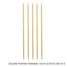 Seeknit Shirotake 両先5本針 15cm［US1.5/2.50mm］≪海外サイズ≫ ☆ソックヤーン 編針 編み針 趣芸 近畿編針 Seeknit