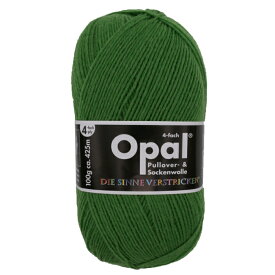 毛糸 Opal オパール Uni 1990/ブライトグリーンてあみ かぎ針 棒針 ニット 手編み 編み物 手芸 ハンドメイド 手作り☆オパール