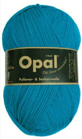 毛糸 Opal オパール Uni 5183 / ターコイズブルーてあみ かぎ針 棒針 ニット 手編み 編み物 手芸 ハンドメイド 手作り☆オパール