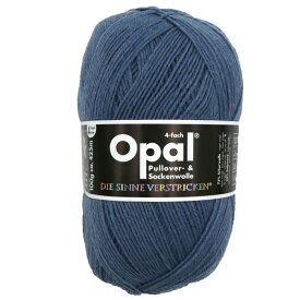 毛糸 Opal オパール Uni 5195 / ジーンズブルーてあみ かぎ針 棒針 ニット 手編み 編み物 手芸 ハンドメイド 手作り☆オパール