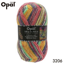 毛糸 Opal オパール Hundertwasser 3206てあみ かぎ針 棒針 ニット 手編み 編み物 手芸 ハンドメイド 手作り☆オパール