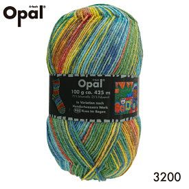 毛糸 Opal オパール 靴下用毛糸 Hundertwasser 3200てあみ かぎ針 棒針 ニット 手編み 編み物 手芸 ハンドメイド 手作り☆オパール