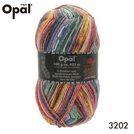 毛糸 Opal オパール Hundertwasser 3202てあみ かぎ針 棒針 ニット 手編み 編み物 手芸 ハンドメイド 手作り☆オパール