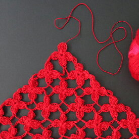 【SC-003】サイチカ 一筆書きknit 小花のモチーフレース編みのレシピ［SCHOPPEL］［ショッペル］［Laceball100］［レースボール100］☆レシピ