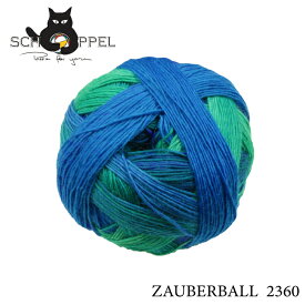 ショッペル SCHOPPEL ZAUBERBALL（ザウバーボール）2360 / ソックヤーン 靴下用毛糸 てあみ ニット 手編み 編み物 手芸 ハンドメイド 手作り かぎ針 棒針