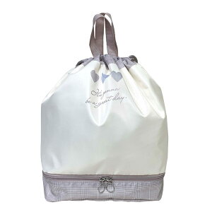 ナイロン ナップサック 女の子 体操着 2層ナップ チェックキャット グラデキャット シマエナガ ハート 75082 プールバッグ 小学校 小学生 体操服入れ 体操着入れ おしゃれ 女子 水泳バッグ 体