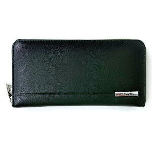 【ラッピング袋無料】メンズ 財布 ラウンドファスナー HIROKO KOSHINO HOMME コシノヒロコ シープシャドー ラウンドファスナー長財布 hh-aa010 財布 メンズ財布 ブラック 黒 茶色 小銭入れあり お父