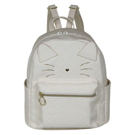 【ラッピング袋無料】かわいい ミニリュック Merry Crown ネコキルト ミニDパック mal-613 キッズ 小学校 高学年 低学年 おしゃれ リュック 誕生日プレゼント クリスマス 女子 女の子 人気 小学生 幼稚園 小さめ シンプル ねこ ネコミミ カラフル 黒 白 小1 リュックサック