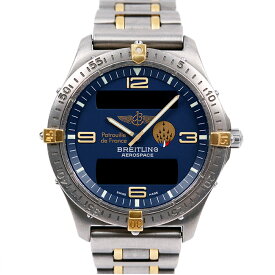 ブライトリング BREITLING エアロスペース F56062 パトレイユ・ド・フランス 1996年 世界1953本限定 チタン クオーツ 40mm メンズ 腕時計【中古】【送料無料】