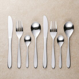 【ポイント20倍：2/18限定】 カトラリーセット 4種 8点 ステンレス 貝印 ナイフ フォーク スプーン ヒメフォーク コーヒースプーン ディナー シンプル おしゃれ お返し うちカフェ 新居 北欧 結婚祝い 食器 洋風 家族 福袋 貝印福袋