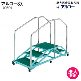 アルコーSX 100609 階段昇降訓練器 リハビリ 段差 運動 歩行 屋内 室内 病院 介護 星光医療器製作所 法人限定【受注生産：キャンセル不可】