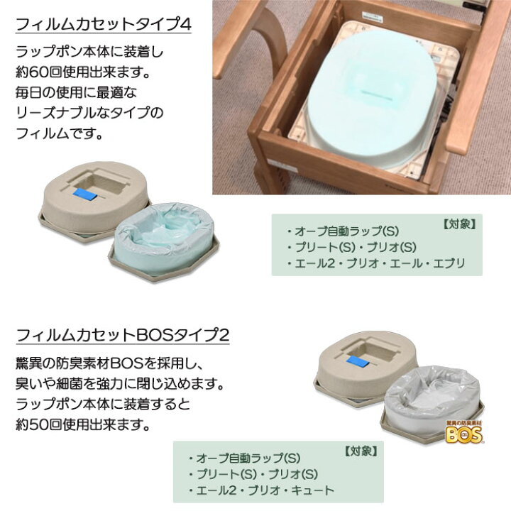 楽天市場】介護用ポータブルトイレ ラップポン・プリート(S) 自動 