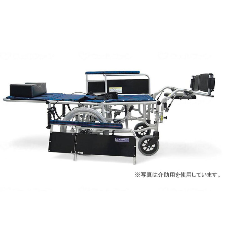 楽天市場】車いす フルリクライニング RR53-NB 介助用 介助用ブレーキ 