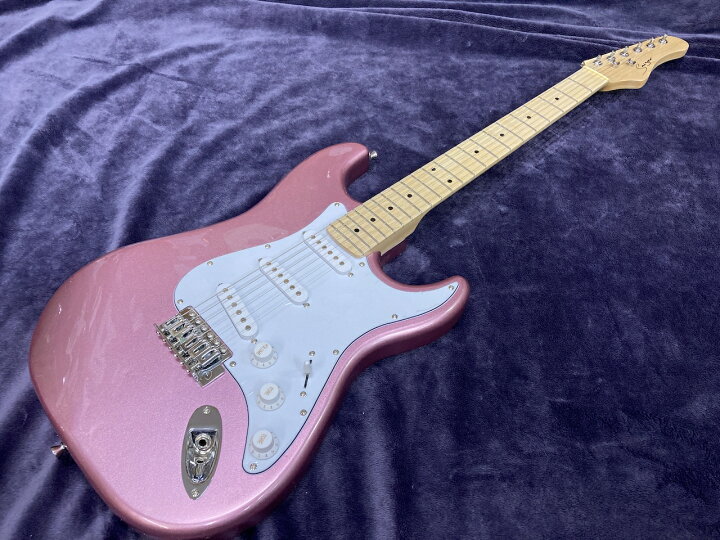 楽天市場 エレキギター Smile Singer L G2 Rs エレキ ギター Guitar 楽器 音楽 機材 Music 弦 木 木材 かっこいい 調整済み ピンク 紫 メタリック ストラト ストラトキャスター かいじゅうたちの森