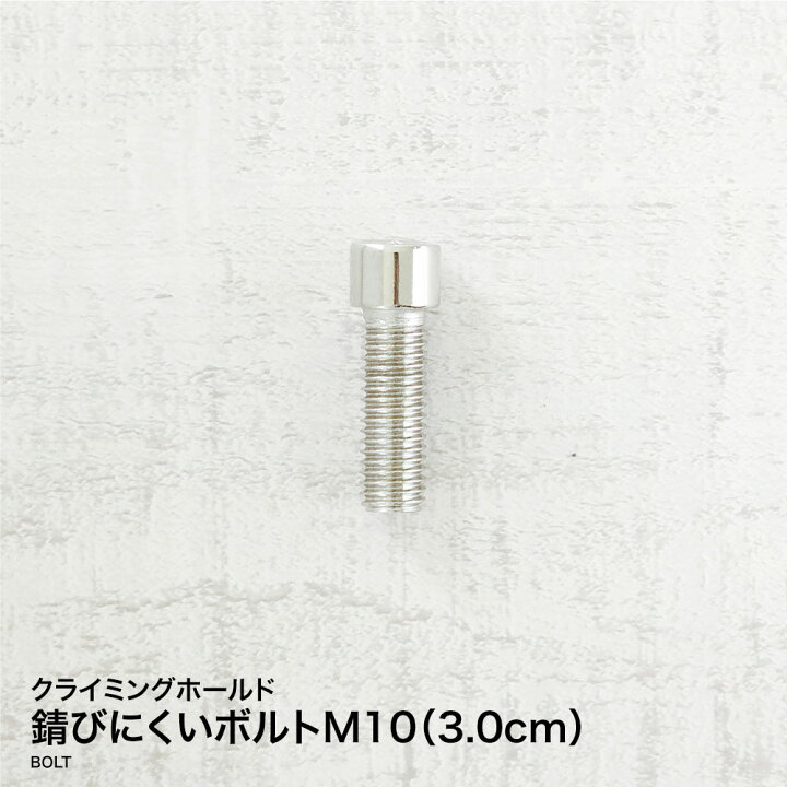 楽天市場】【営業日当日発送】錆びにくいボルトM10（3.0cm 