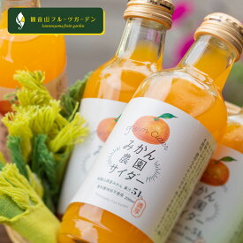 みかん農園サイダー和歌山県産みかん果汁51％ 200ml 観音山フルーツガーデン