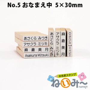 ˂݁[ No.5 Ȃ܂ 5mm×30mm 1{ Pi OX^v  c Ђ炪 