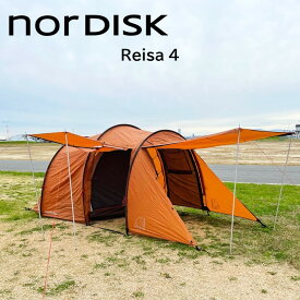 《3,980円以上で送料無料》 Nordisk ノルディスク Reisa 4 【od】 レイサ CASHEW/BROWN 122056 ドーム型 テント**