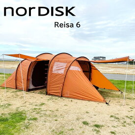 《3,980円以上で送料無料》 Nordisk ノルディスク Reisa 6 【od】 レイサ CASHEW/BROWN 122057 ドーム型 テント**