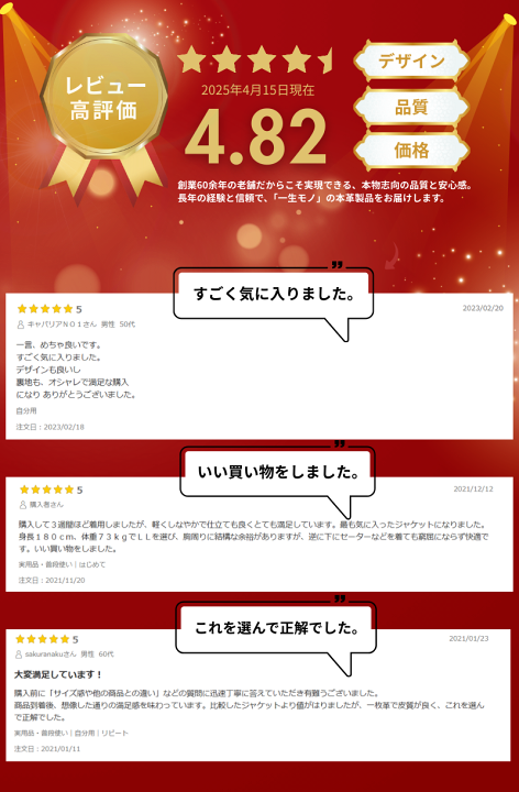 楽天市場】有名ブランド レザージャケット テーラージャケット