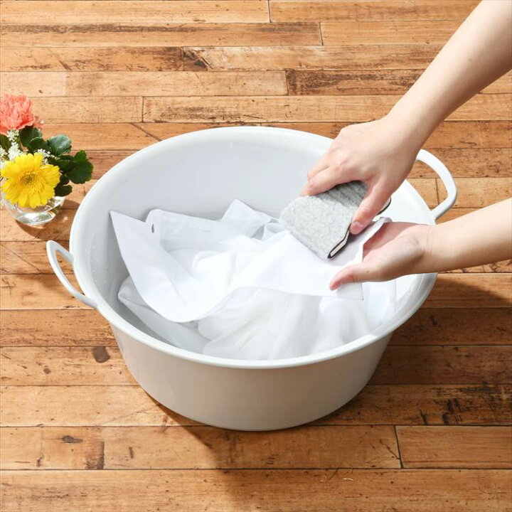 楽天市場 ランドリータブ ランドリーバスケット 洗い桶 洗濯かご おしゃれ 12l 日本製 たらい バスケット北欧 くらしあす 川端滝三郎商店