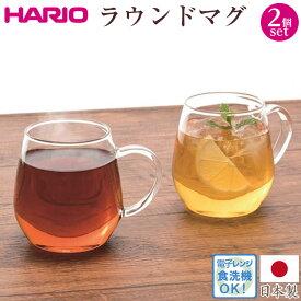 ハリオ HARIO マグカップ ラウンドマグ 2個セット ホット アイス キッチン用品 調理器具 キッチン雑貨