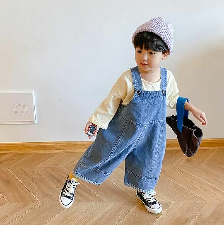 楽天市場】デニム サロペット オーバーオール カジュアル ベビー服 