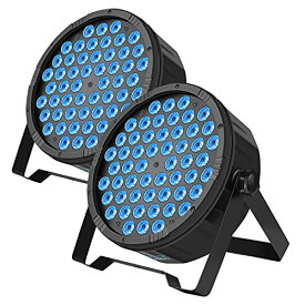 BETOPPER 舞台照明 ステージライト 54*1.5W LED Par Light RGB DMX512 /サウンドアクティベートDJライト カラフル Party Light for演出/舞台照明用ライト ホームパーティー/ディスコ/パーティー/K