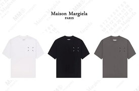 Maison Margiela メゾンマルジェラ Tシャツ MM6 エムエムシックス 半袖 メンズ ナンバーロゴ カラー 2色