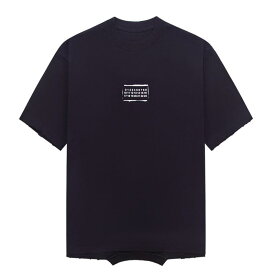 Maison Margiela メゾンマルジェラ Tシャツ MM6 エムエムシックス 半袖 メンズ ナンバーロゴ カラー 2色