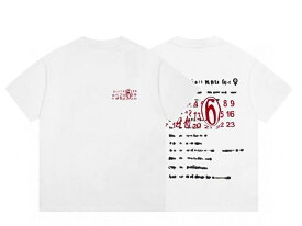 Maison Margiela メゾンマルジェラ Tシャツ MM6 エムエムシックス 半袖 メンズ ナンバーロゴ カラー 2色