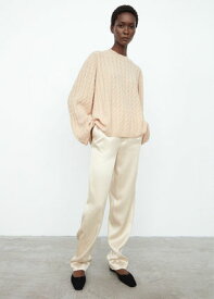TOTEME トーテム Cashmere cable knit crumble セーター