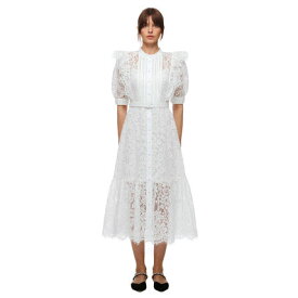 Self-Portrait セルフポートレート White Lace Midi Dress ワンピース