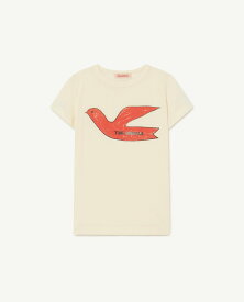 2023 TAO (The animal observatory) タオ White Red Bird Hippo T-Shirt