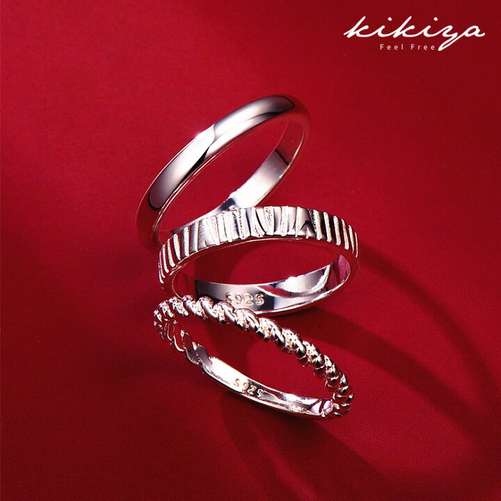 TWIST Pinky Ring [silver925] 11号 2つセット（楽天市場】リング 指輪 