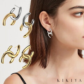 ピアス ダブルC 9デザイン パールピアス レディース 華奢 ピンクゴールド ゴールド シルバー k18 仕上 ニッケルフリー アクセサリー 金属アレルギー 対応 ピアス 母の日 ホワイトデー クリスマス 誕生日プレゼント レディース シンプル ジュエリー kikiya